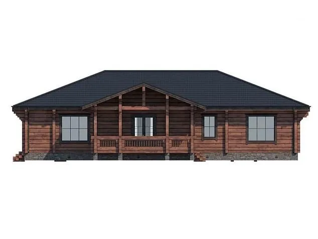 Проект дома из клеенного бруса 3974