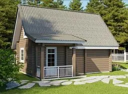 Проект дома из клеенного бруса ЛайтХаус 7