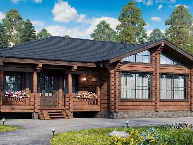 Проект дома из клеенного бруса 3974