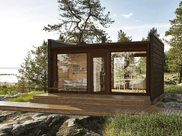 Сауна из бруса 9476