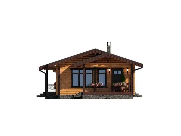 Проект дома из клеенного бруса 5293