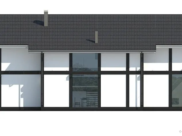 Проект фахверкового дома 3446