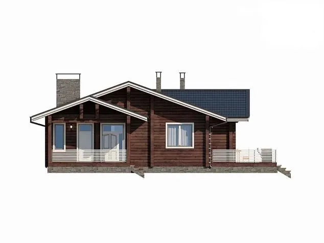 Проект дома из клеенного бруса 4924