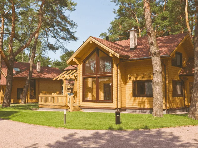 Ривер хаус - бревенчатый дом