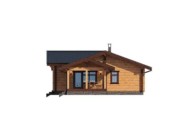 Проект дома из клеенного бруса 4991