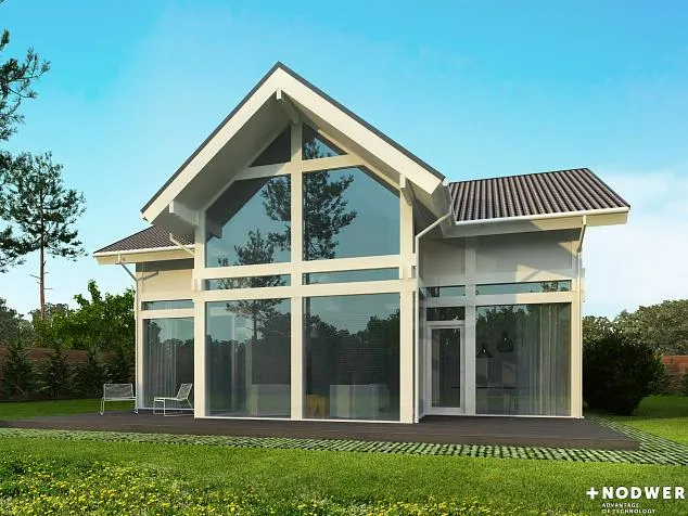 Проект фахверкового дома 5333