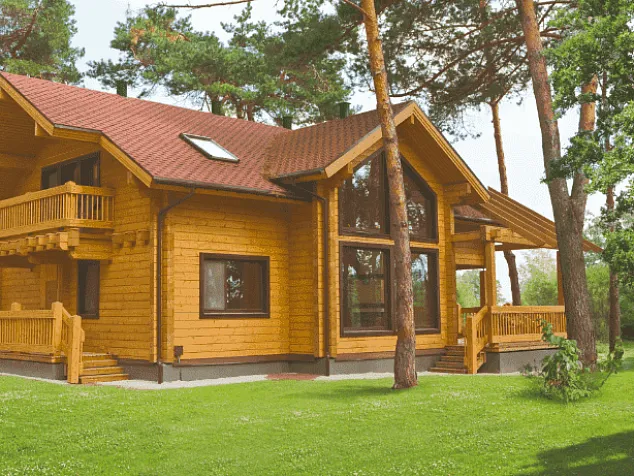 Ривер хаус - бревенчатый дом