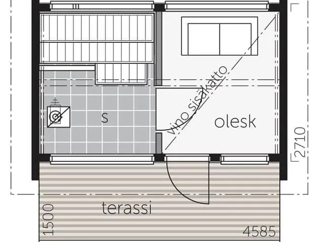 Сауна из бруса 8976