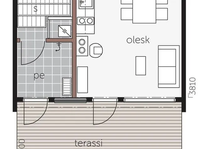 Сауна из бруса 9476